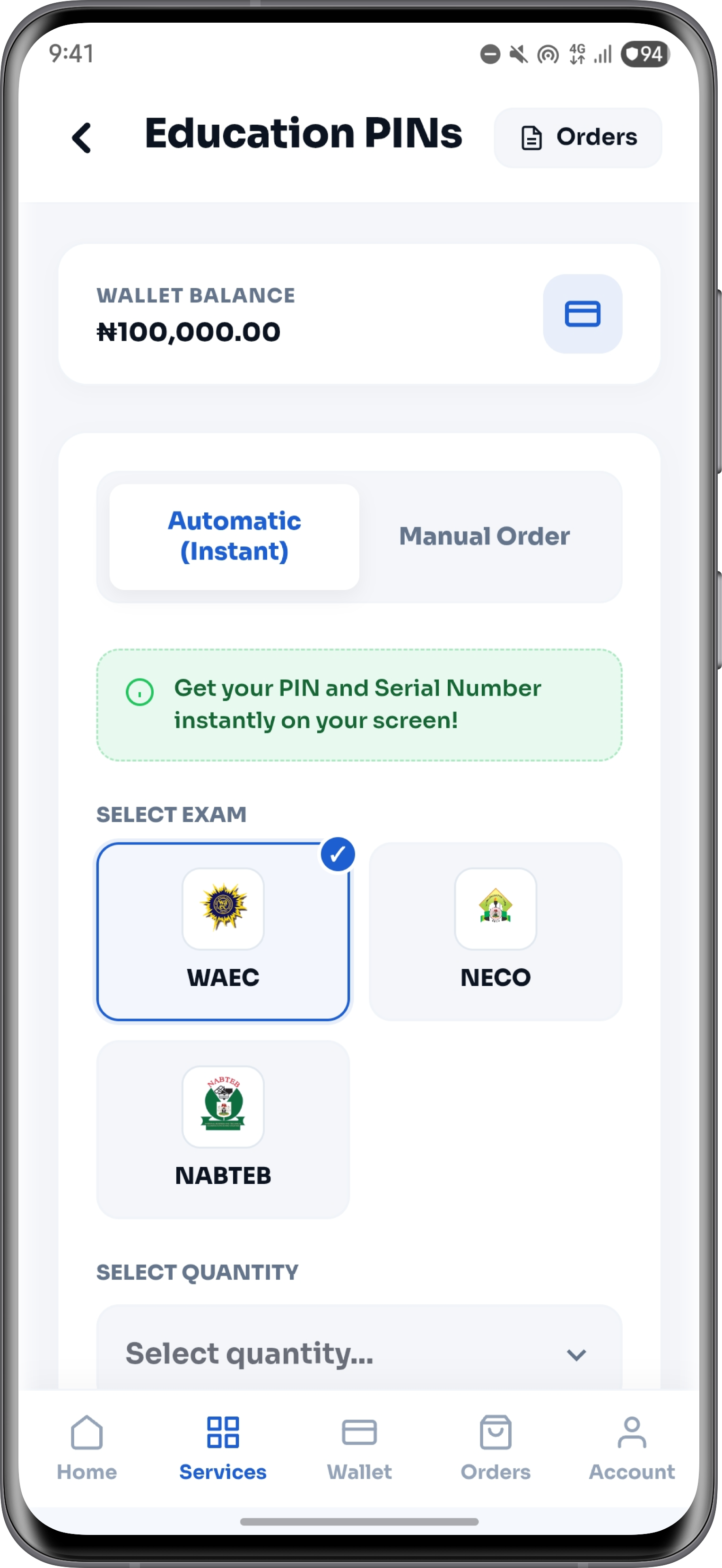BRYT Pay Education Interface